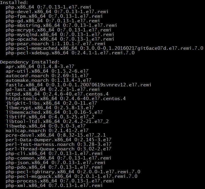 Centos7にphp7 0をインストール わくわくbank